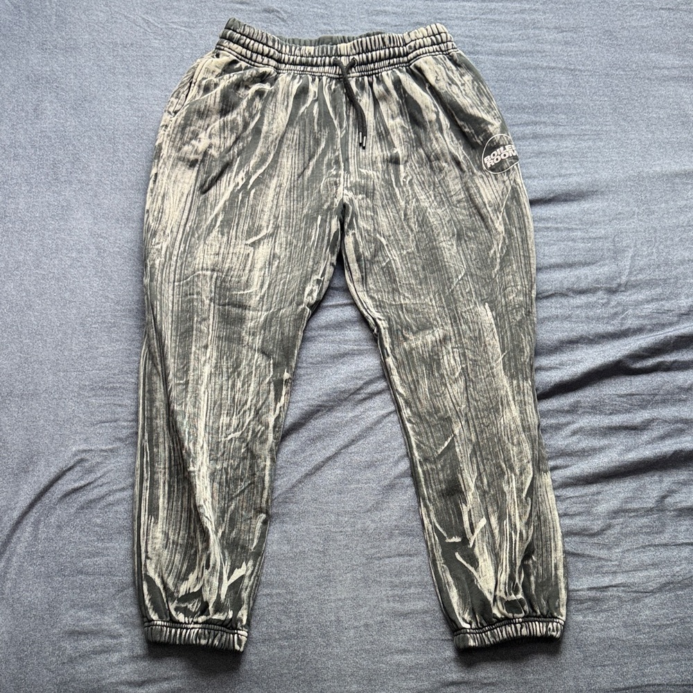 Boiler Room Black and Gray Sweat Pants